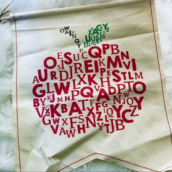 Apple 🍎 Teacher ABCs Wall Hanging Decor - Picture 4 of 4